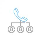 Desvío de llamada a un grupo de extensiones